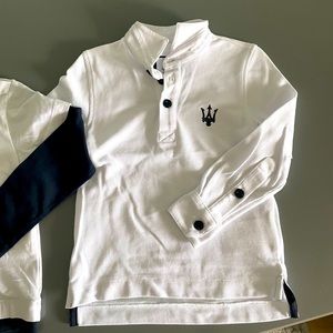 Maserati Boys 2T Long Sleeve Polo and Long Sleeve T-shirt